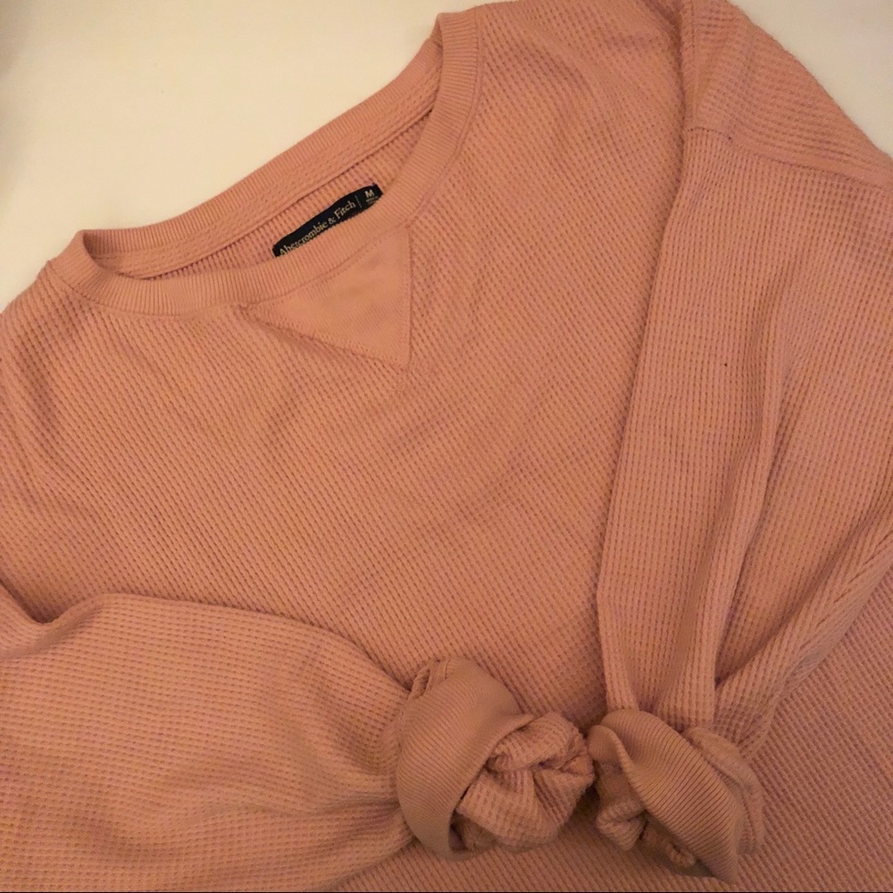 Waffle Knit Crop Sweater